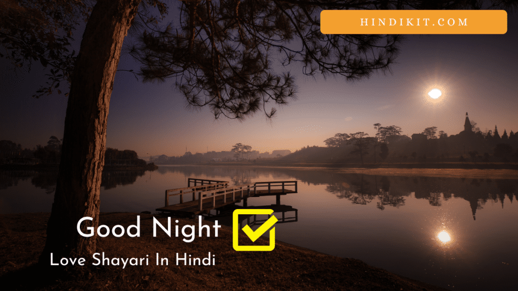 Good night love Shayari in Hindi