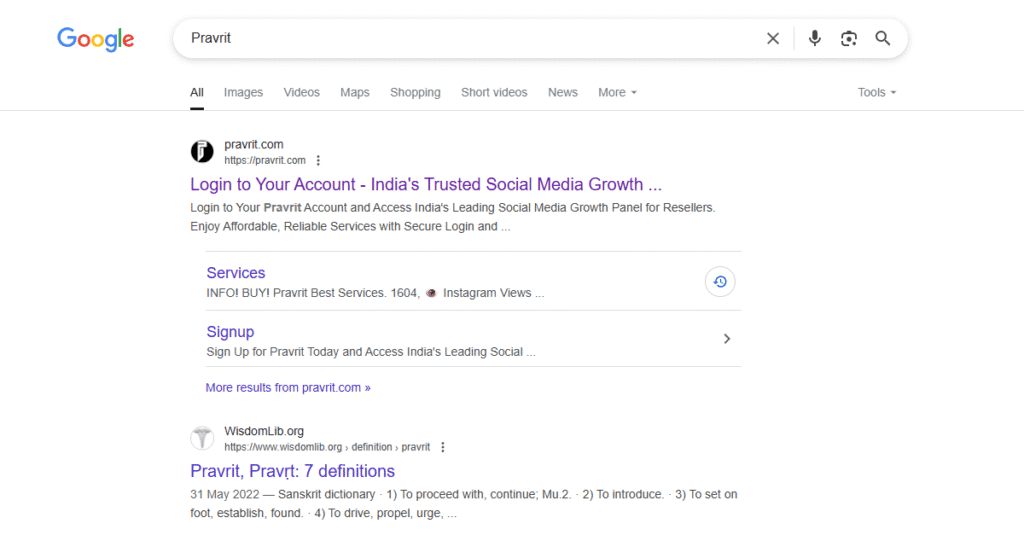 pravritgooglesearch